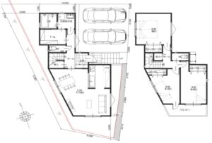 参考プラン （30.55坪） 建物 2300万円 土地 2280万円 合計 4580万円(外観)